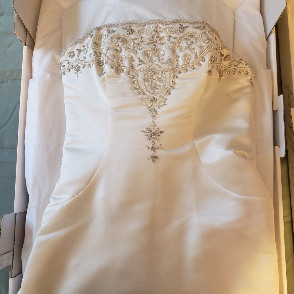 La Sposa wedding gown professionally cleaned